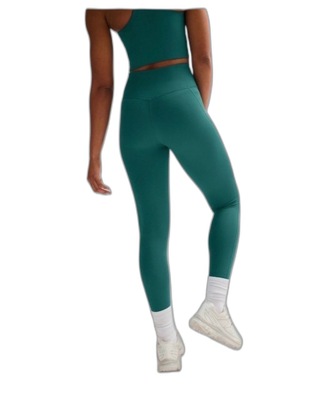 girlfriend collective Matching Tommy Sports Bra & Leggings Aspen Color Size XS